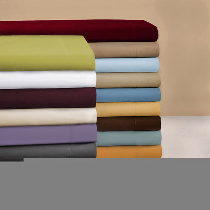 White Twin Cotton Blend 650 Thread Count Washable Duvet Cover Set