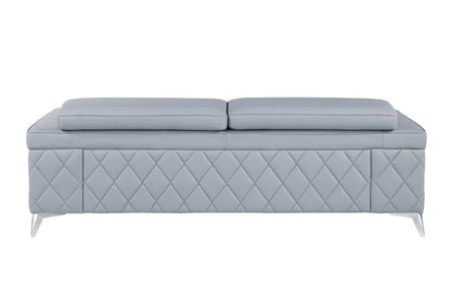 Two Piece Blue Four Person Seating Set