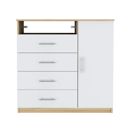 36" Light Gray Four Drawer Dresser