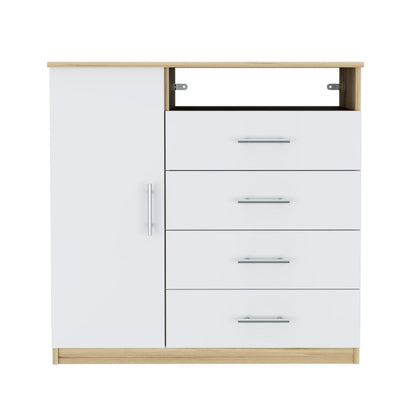 36" Light Gray Four Drawer Dresser