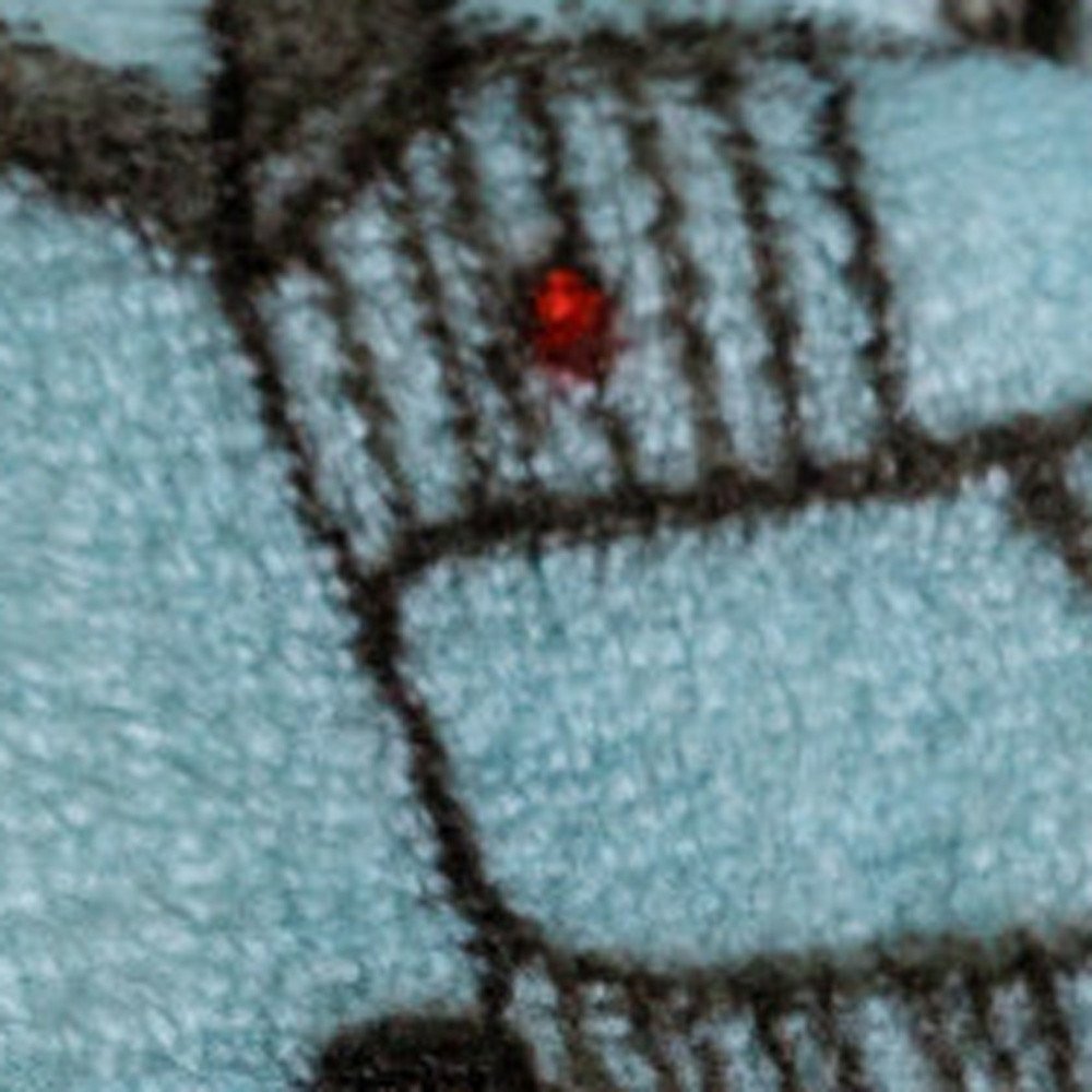 50" X 60" Light Blue Velvet Woven Plush Throw Blanket