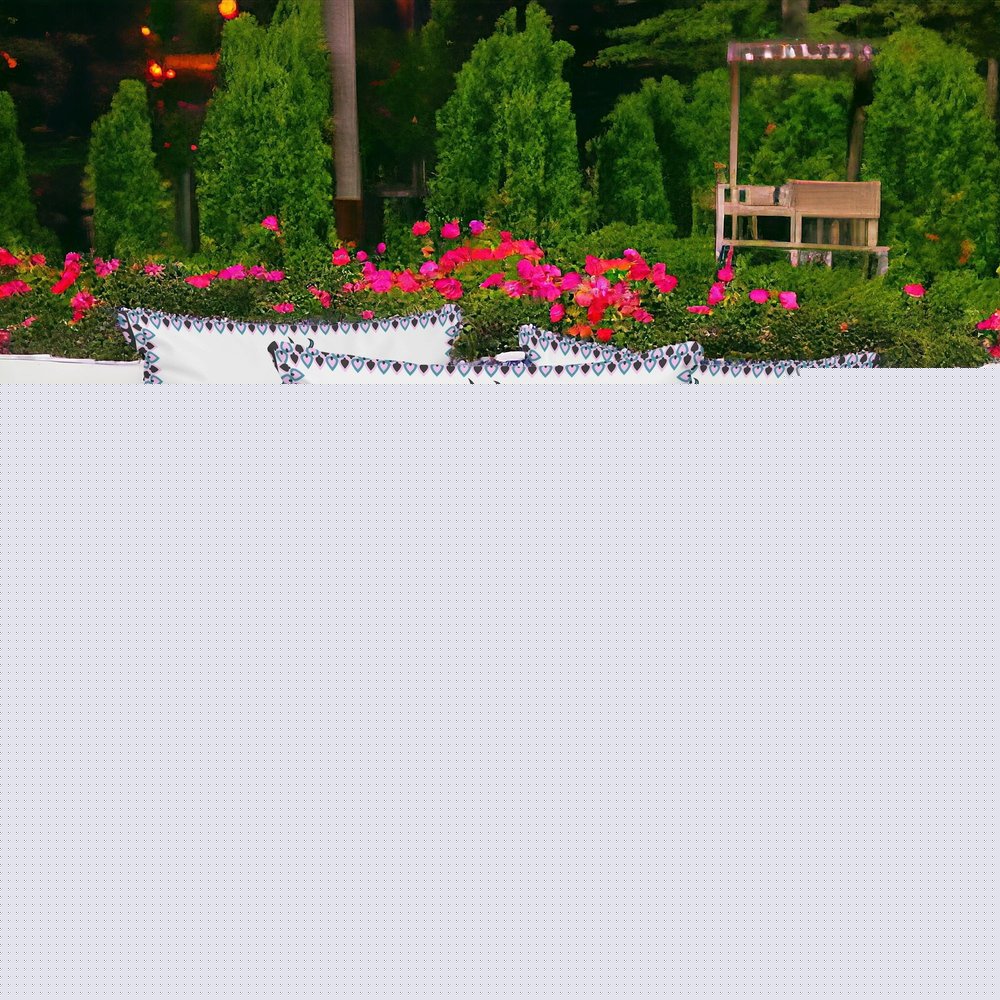 Set of Three 16" X 16" Red and White Deer Indoor Outdoor Throw Pillow