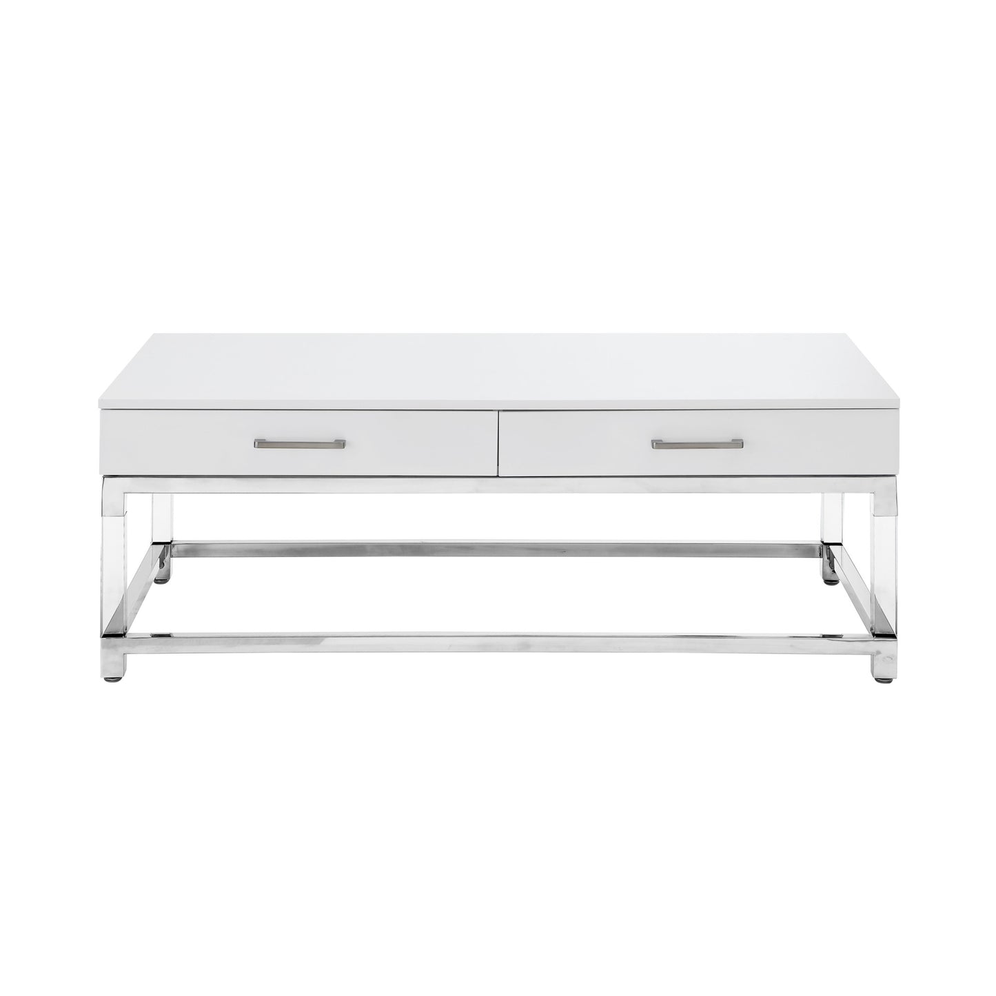 47" Black Gold And Clear Wood Acrylic And Steel Coffee Table