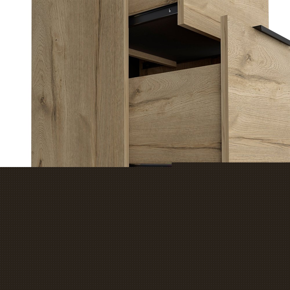 18" Natural Three Drawer Standard Chest