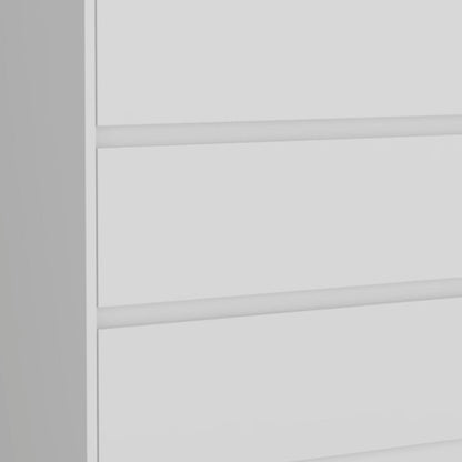 34" White Three Drawer Dresser