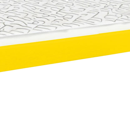 Canary Yellow Solid Wood Twin Bed Frame