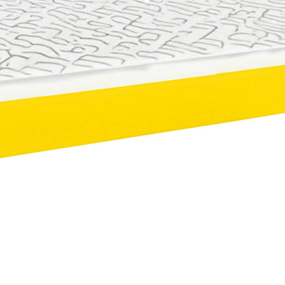 Canary Yellow Solid Wood Twin Bed Frame