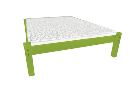 Lime Green Solid Wood Twin Bed Frame