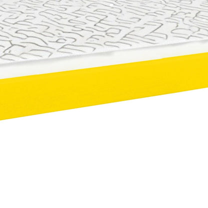 Canary Yellow Solid Wood Queen Bed Frame