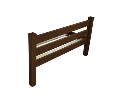 Brown Solid Wood Twin Bed Frame