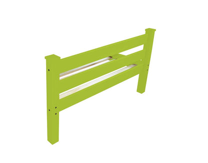 Lime Green Solid Wood Twin Bed Frame