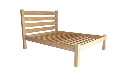 Natural Solid Wood Full Bed Frame