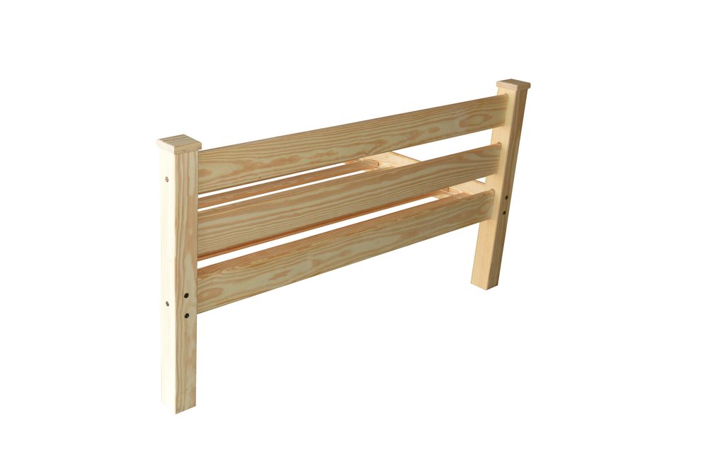 Natural Solid Wood Full Bed Frame