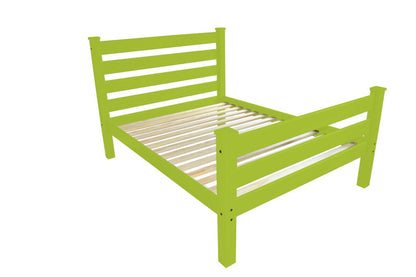 Lime Green Solid Wood Twin Bed Frame