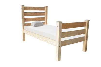 Natural Solid Wood Twin Bed Frame