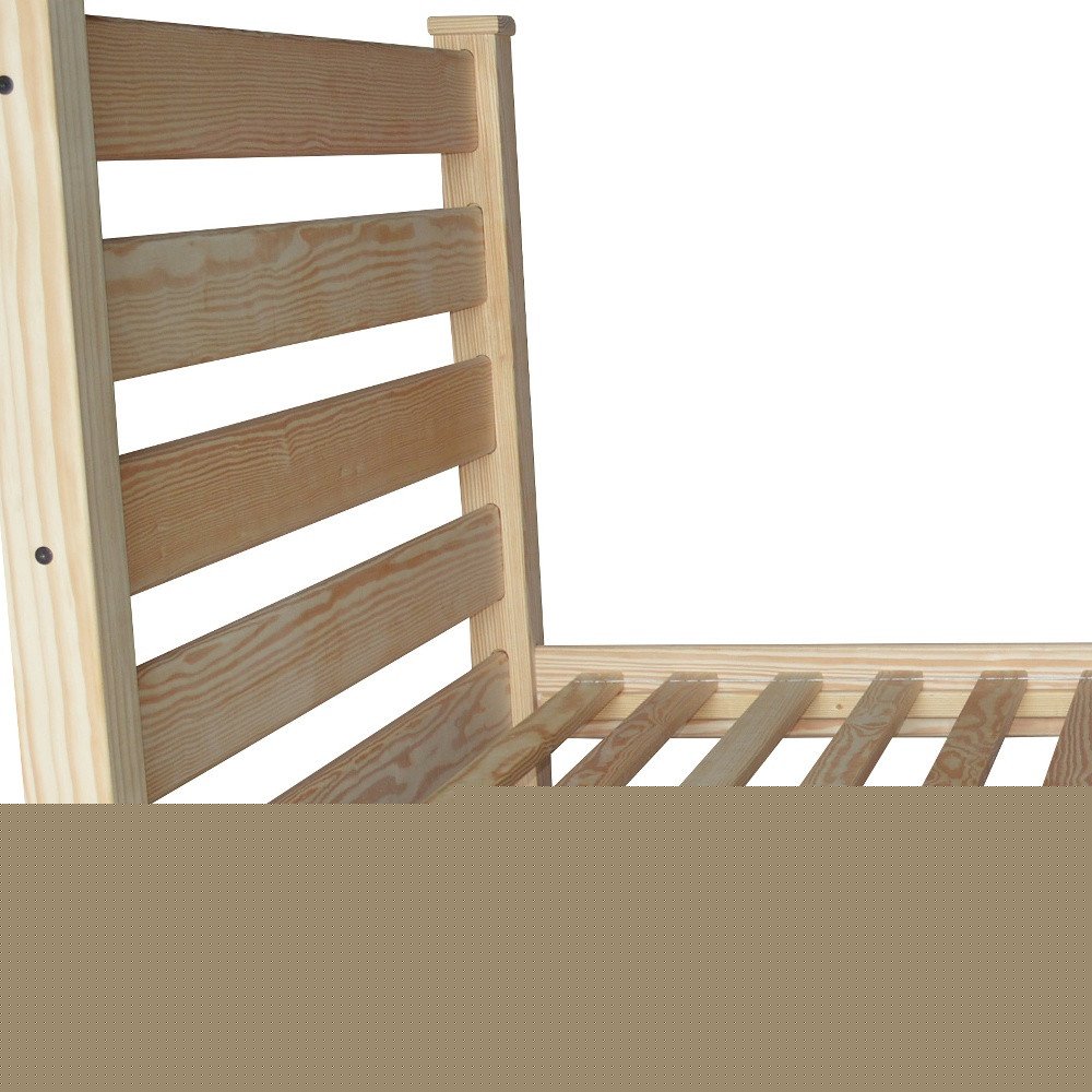 Natural Solid Wood Full Bed Frame