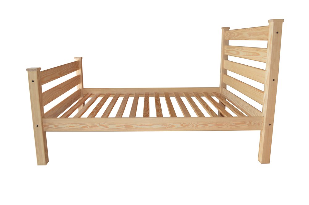 Natural Solid Wood Queen Bed Frame