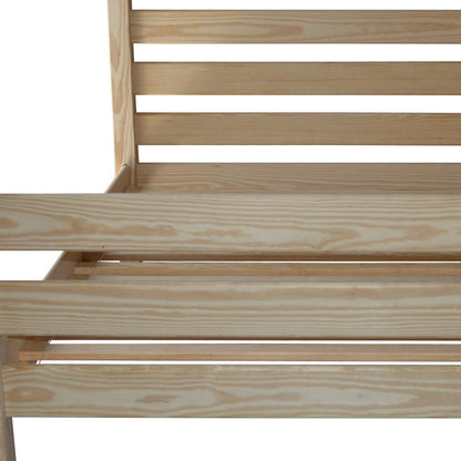 Natural Solid Wood Queen Bed Frame