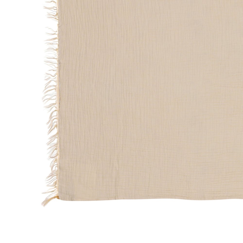 47" X 60" Blue Cotton Woven Turkish Towel Throw Blanket with Fringe