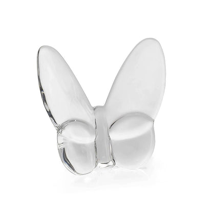 3" Clear Crystal Butterfly Figurine Tabletop Sculpture