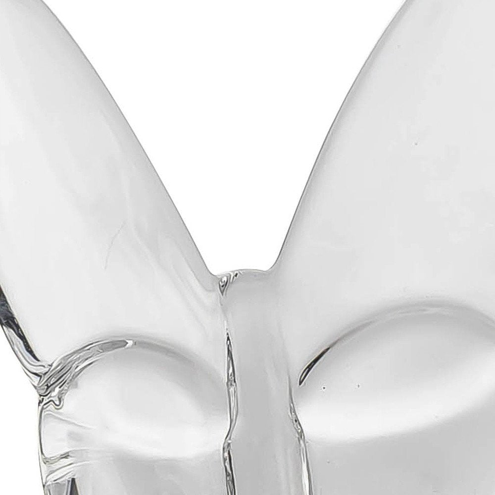 3" Clear Crystal Butterfly Figurine Tabletop Sculpture