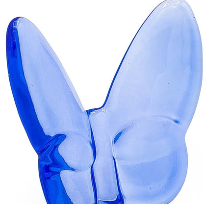 3" Blue Crystal Butterfly Figurine Tabletop Sculpture