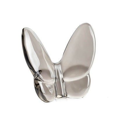 3" Gray Crystal Butterfly Figurine Tabletop Sculpture