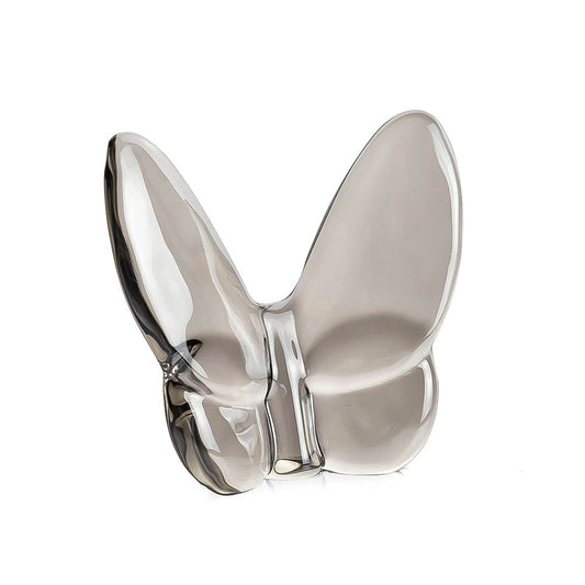 3" Gray Crystal Butterfly Figurine Tabletop Sculpture