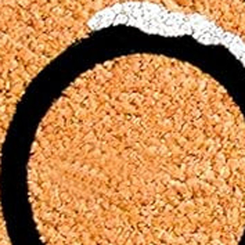 24" X 36" Natural Black and White Coir Happy Holidays Outdoor Christmas Door Mat