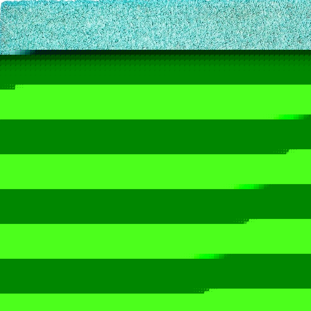 17" X 29" Aqua and Natural Coir Happy Easter Outdoor Easter Door Mat