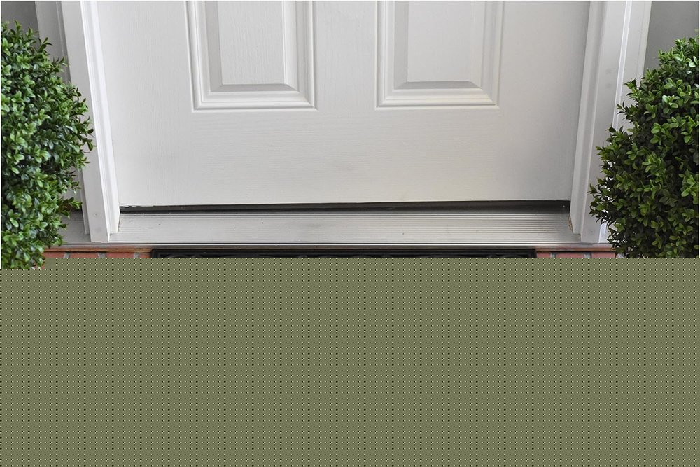 18" X 30" Black Rubber Geometric Outdoor Door Mat