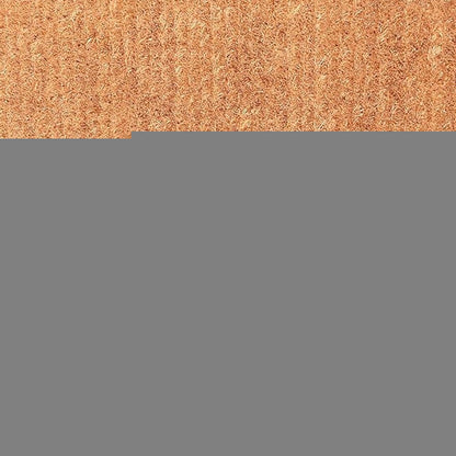 30" X 48" Natural and Black Coir Welcome Outdoor Door Mat