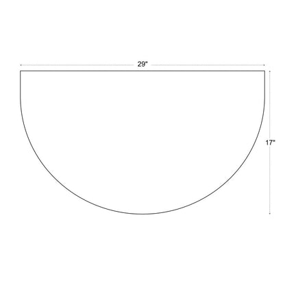 13" X 17" Black Rubber Geometric Outdoor Door Mat