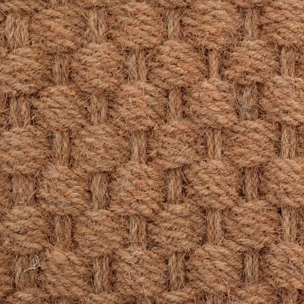 18" X 30" Brown Coir Weave Outdoor Door Mat