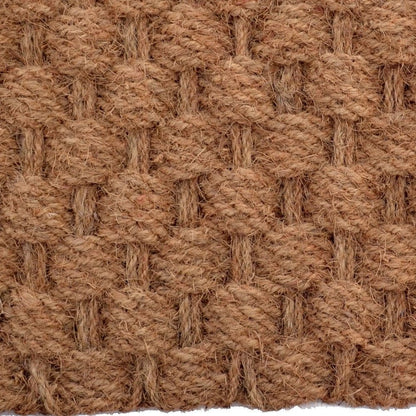 18" X 30" Brown Coir Weave Outdoor Door Mat