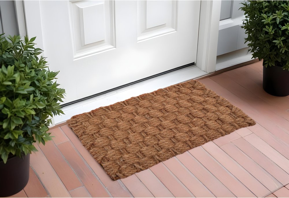 24" X 36" Brown Coir Weave Outdoor Door Mat