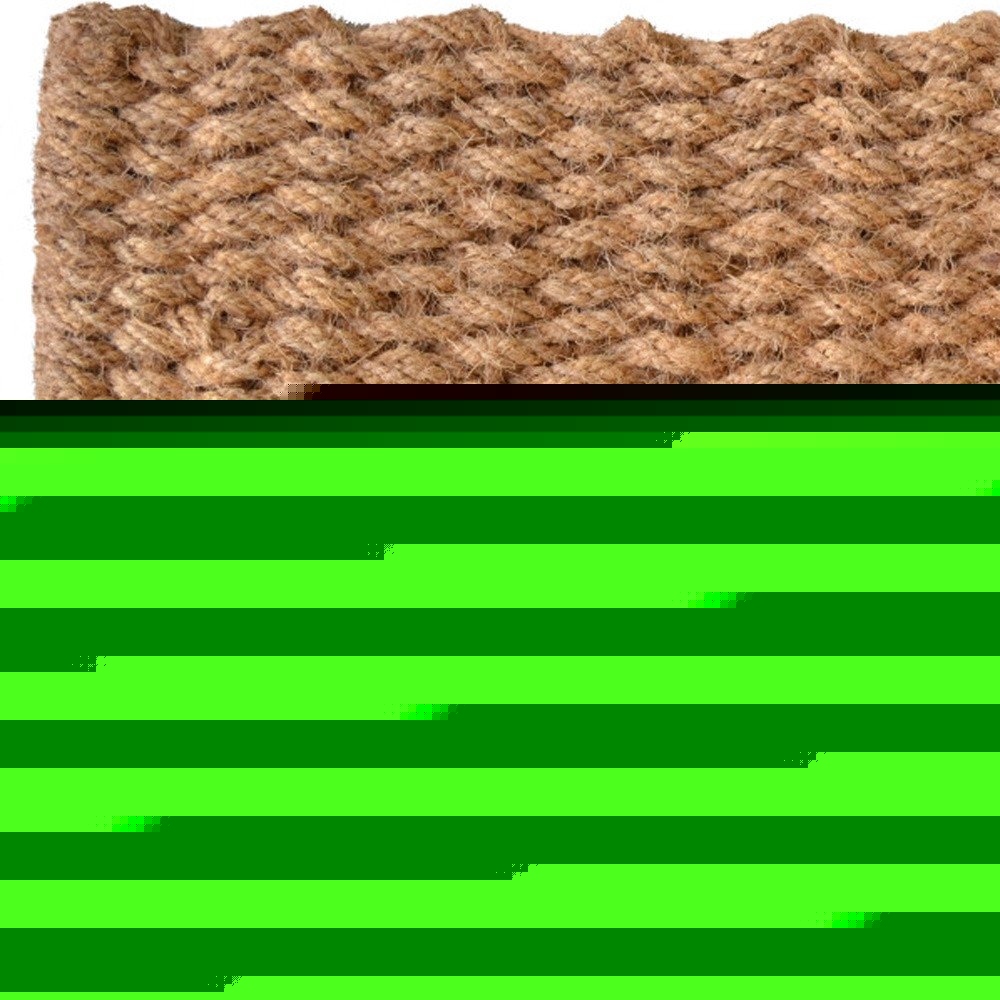 18" X 30" Brown Coir Weave Outdoor Door Mat