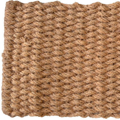 24" X 36" Brown Coir Weave Outdoor Door Mat