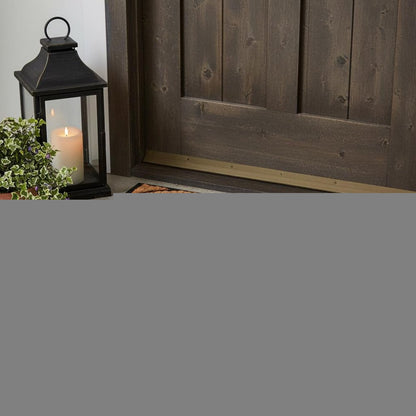 18" X 30" Brown and Black Rubber Pineapple Outdoor Door Mat