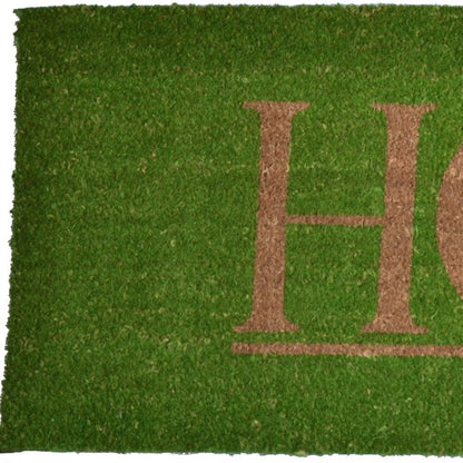 18" X 48" Green Coir Home Outdoor Door Mat