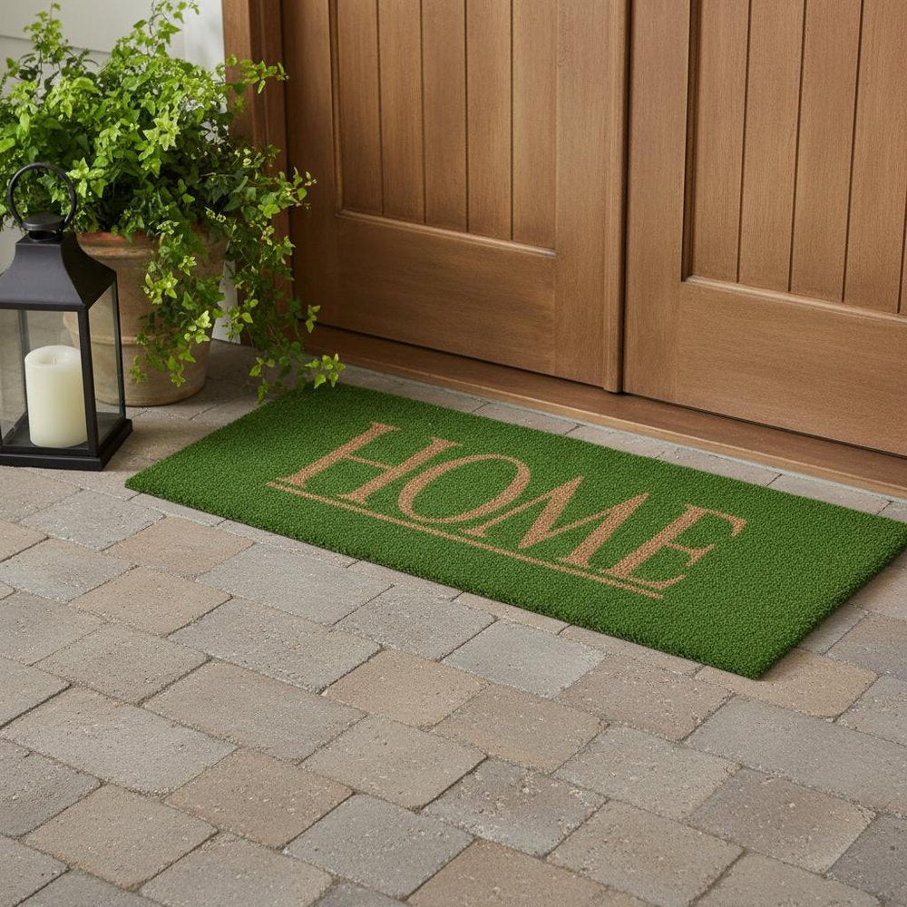 18" X 48" Green Coir Home Outdoor Door Mat