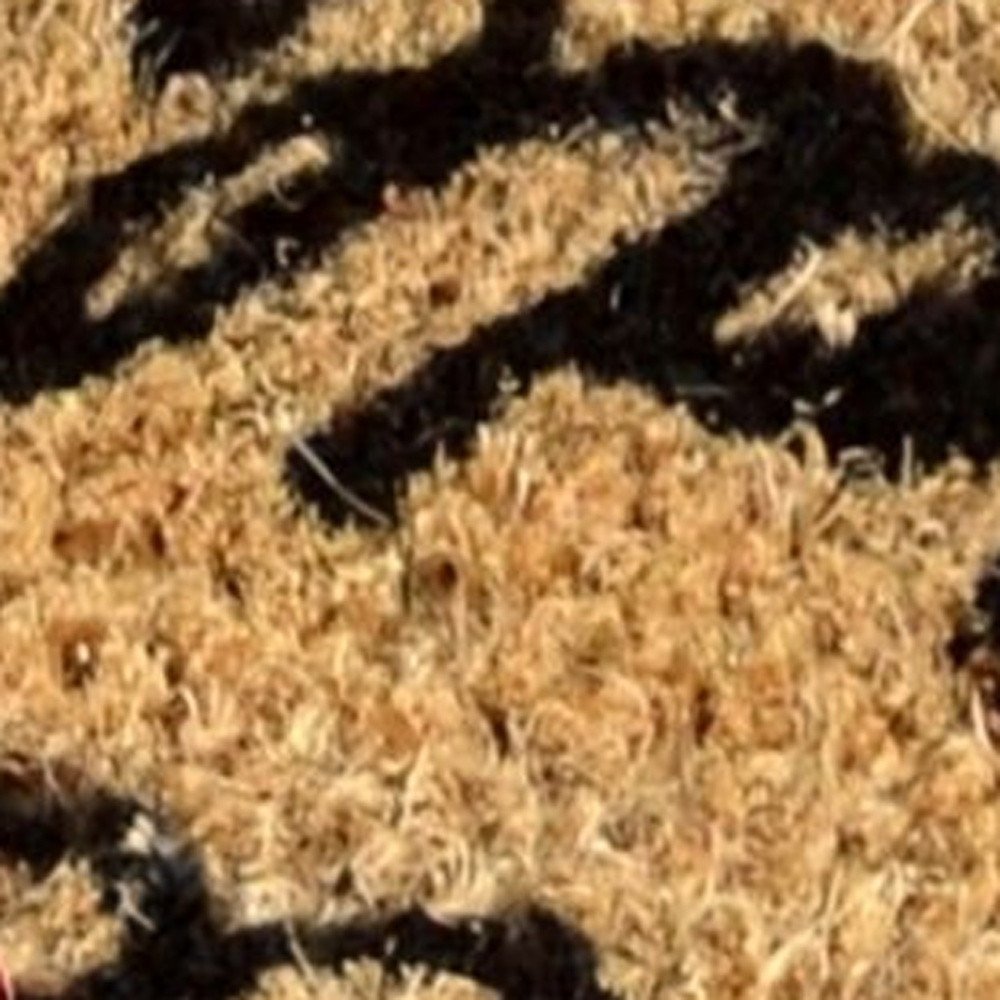 18" X 30" Red White and Blue Coir Flip Flop Welcome Outdoor Door Mat