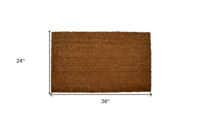 24" X 36" Brown Coir Outdoor Door Mat