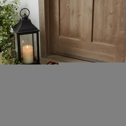 18" X 30" Brown and Black Coir Welcome Outdoor Door Mat