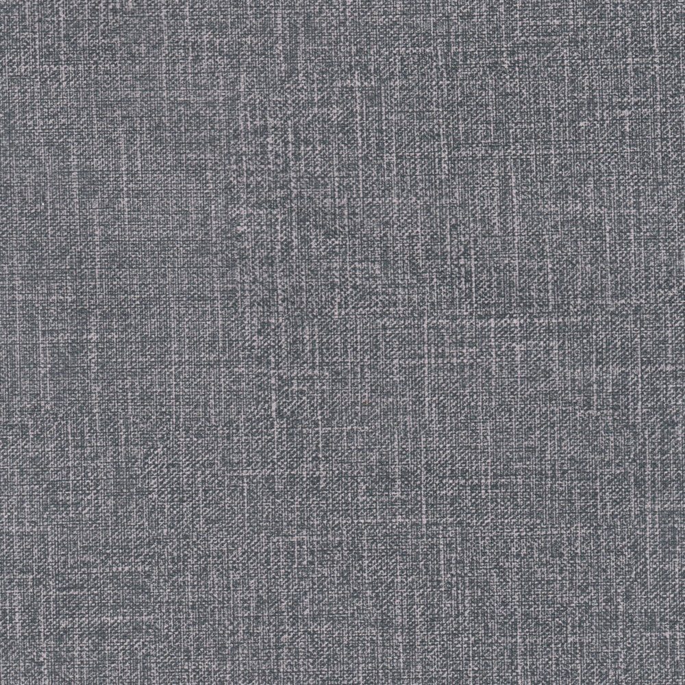 30" Slate Gray And Black Fabric And Steel Bar Height Bar Chair