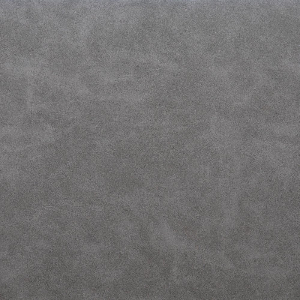 30" Gray And Black Faux Leather And Steel Bar Height Bar Chair