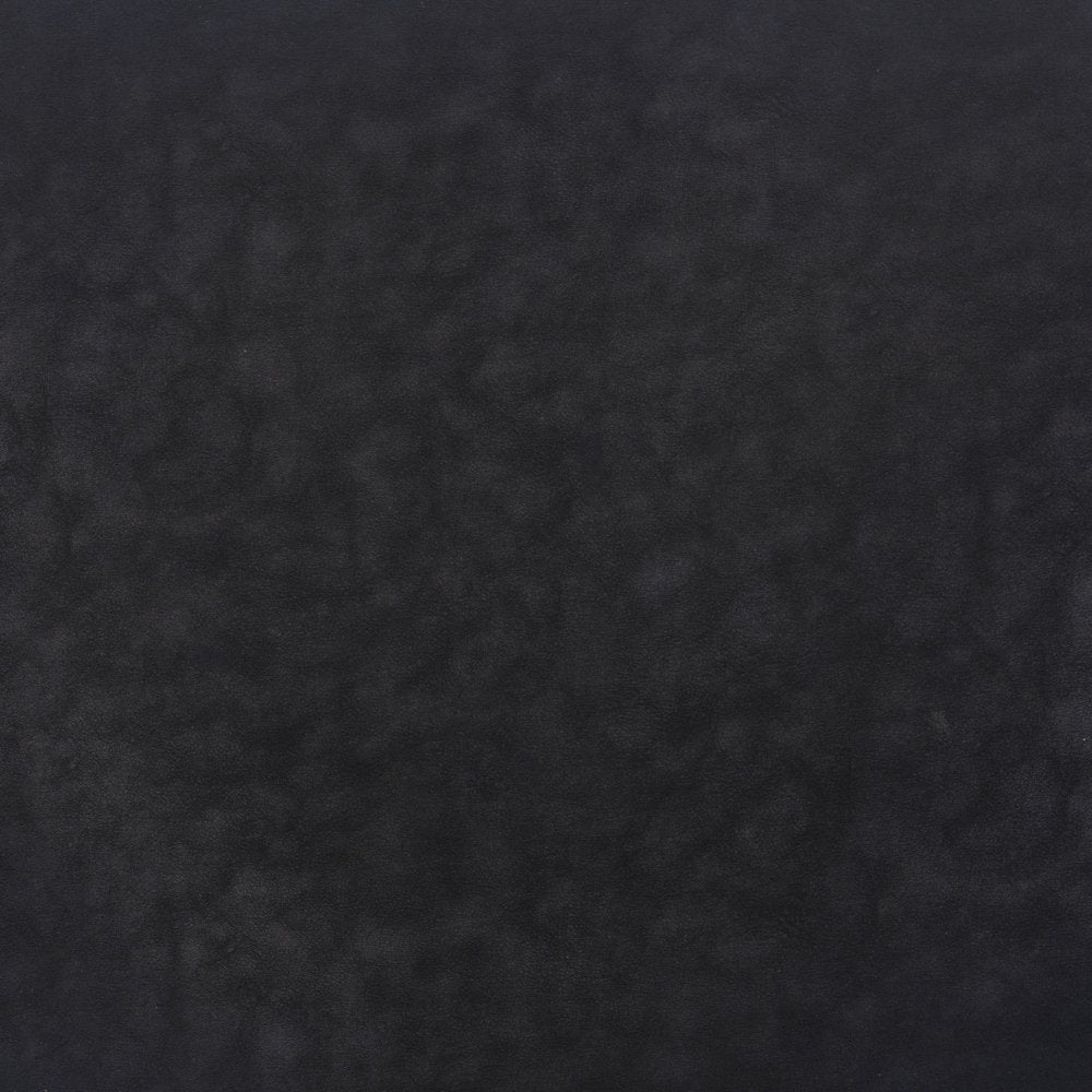 Set of Two 30" Black Faux Leather And Steel Low Back Bar Height Bar Chairs