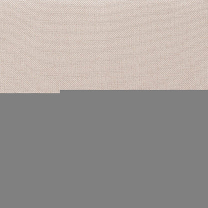 30" Beige And Black Fabric And Steel Bar Height Bar Chair