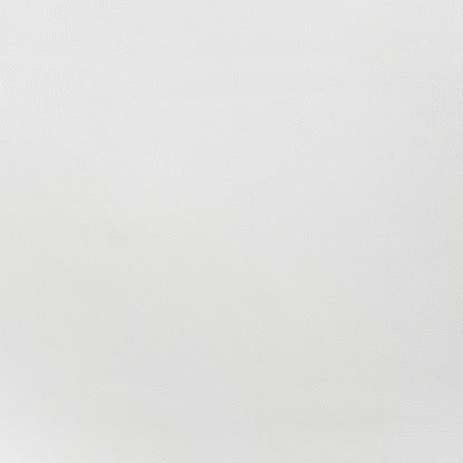 Set of Two 30" White and Black Faux Leather and Steel Low Back Bar Height Bar Chairs