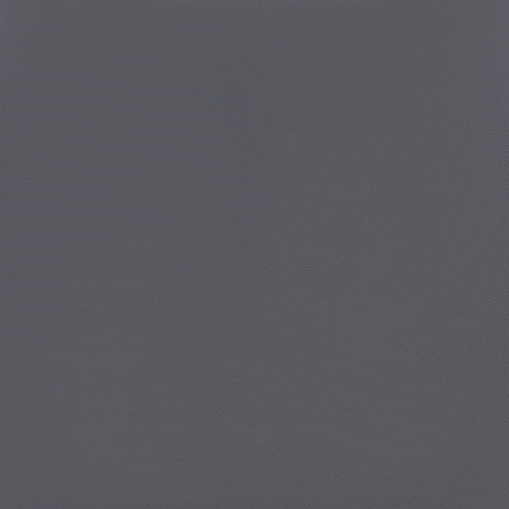 Set of Two 26" Dark Gray And Black Faux Leather And Steel Counter Height Bar Chairs